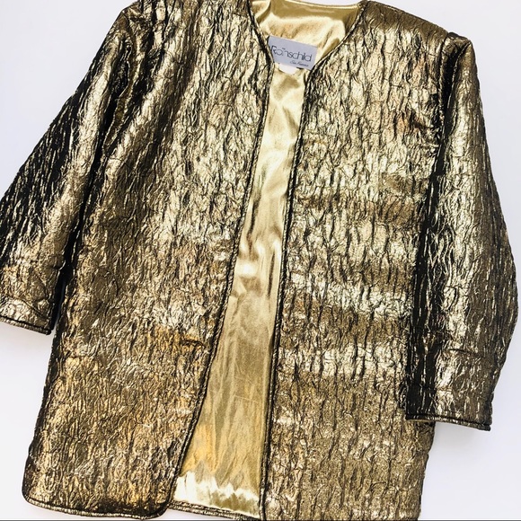 Rothschild Jackets & Blazers - Vintage Rothschild San Francisco Metallic Coat